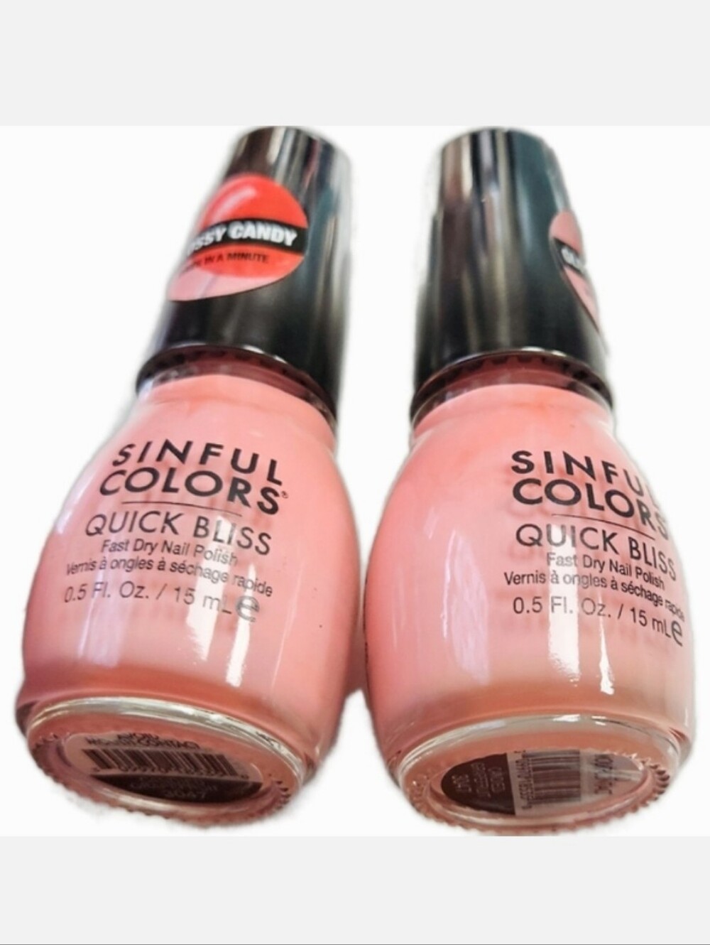 NWT 》2×《 SINFUL COLORS QUICK BLISS: CANDIED GRAPEFRUIT!